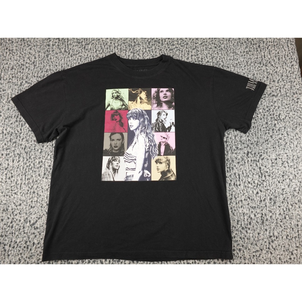 Taylor‎ Swift The Eras Tour T-Shirt Unisex Large Black Graphic Concert Tee